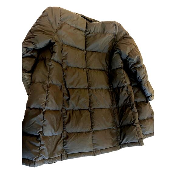 L.L. Bean Black Long Down Puffer Coat - Picture 6 of 8